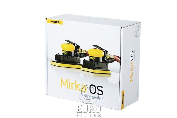 Шліфувальна пневматична машинка MIRKA OS 383db 70х198мм з мішком збору пилу