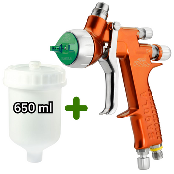 Sagola 4600 Xtreme, 4600 Xtreme, HVLP, верхня, 1,3 мм, DVR HVLP, 315, 2.0, 450, 188, 650 мл, без манометра, 670 г, база