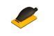 Sanding Block 70x125mm Grip 13H Yellow